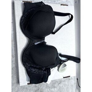 Elomi blandness Amelia black bra women size 40 DD NEW